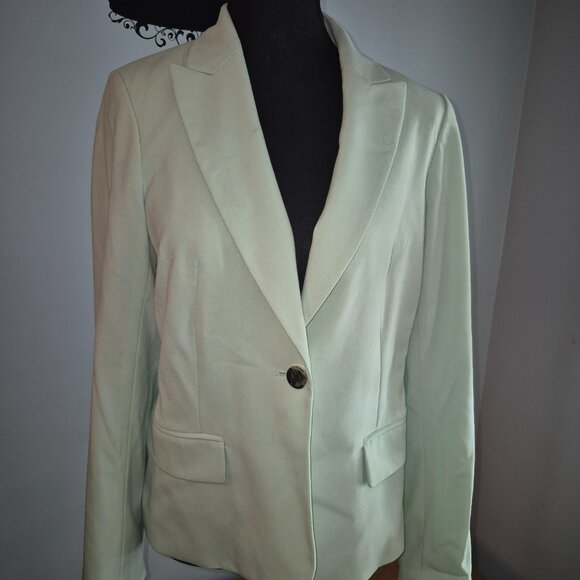 Calvin Klein Light Green Blazer (8) - Picture 2 of 6